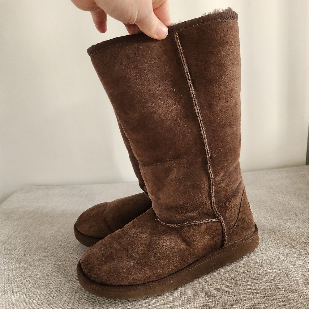 UGG Brown Suede Tall Boots